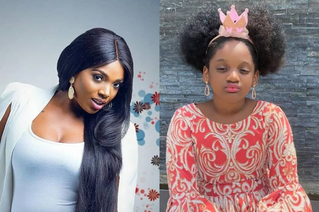 2Face Idibia’s Daughter, Isabella, Laments On Her Mum’s Size
