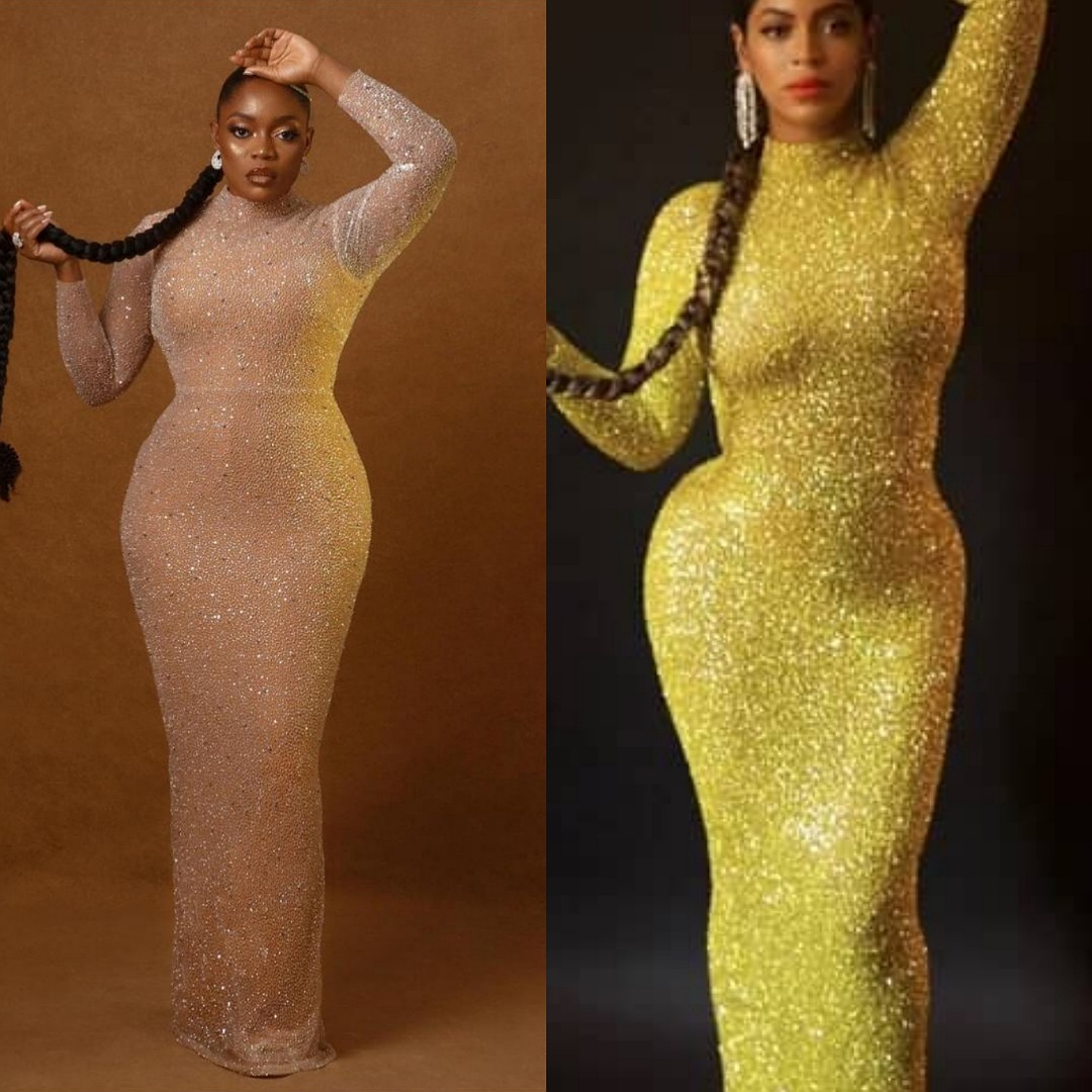 Bisola Aiyeola Recreates Beyonce's Style for her Big 35