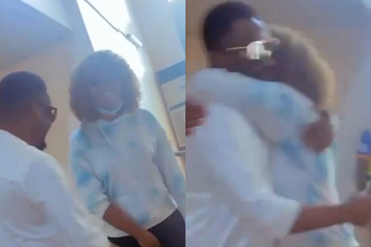 Zubby Michael and Chizzy Alichi hug and make up weeks after publicly calling each other out (video)