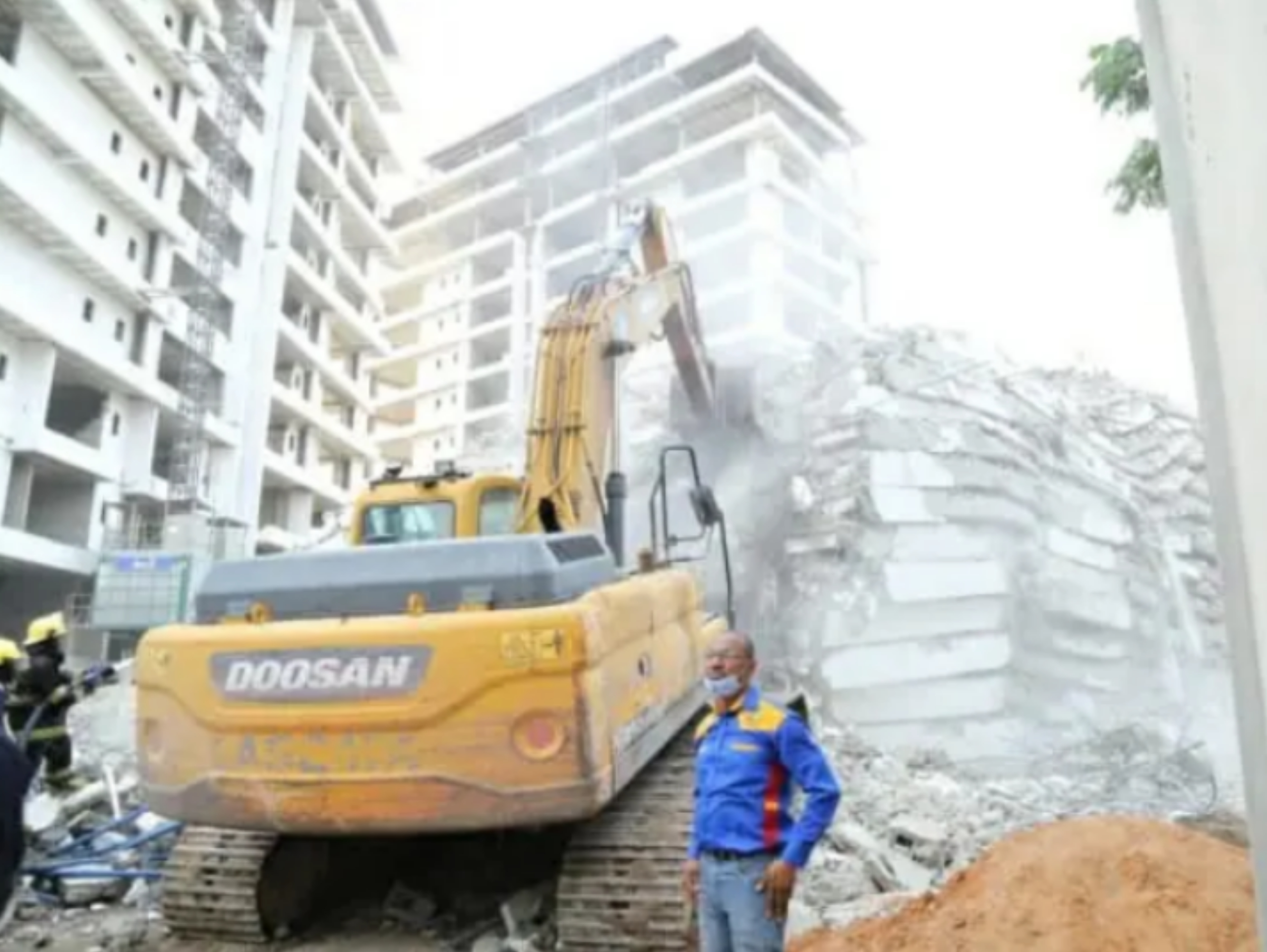 Ikoyi collapsed building: Owner arrested for building 21 floors after approval for 15